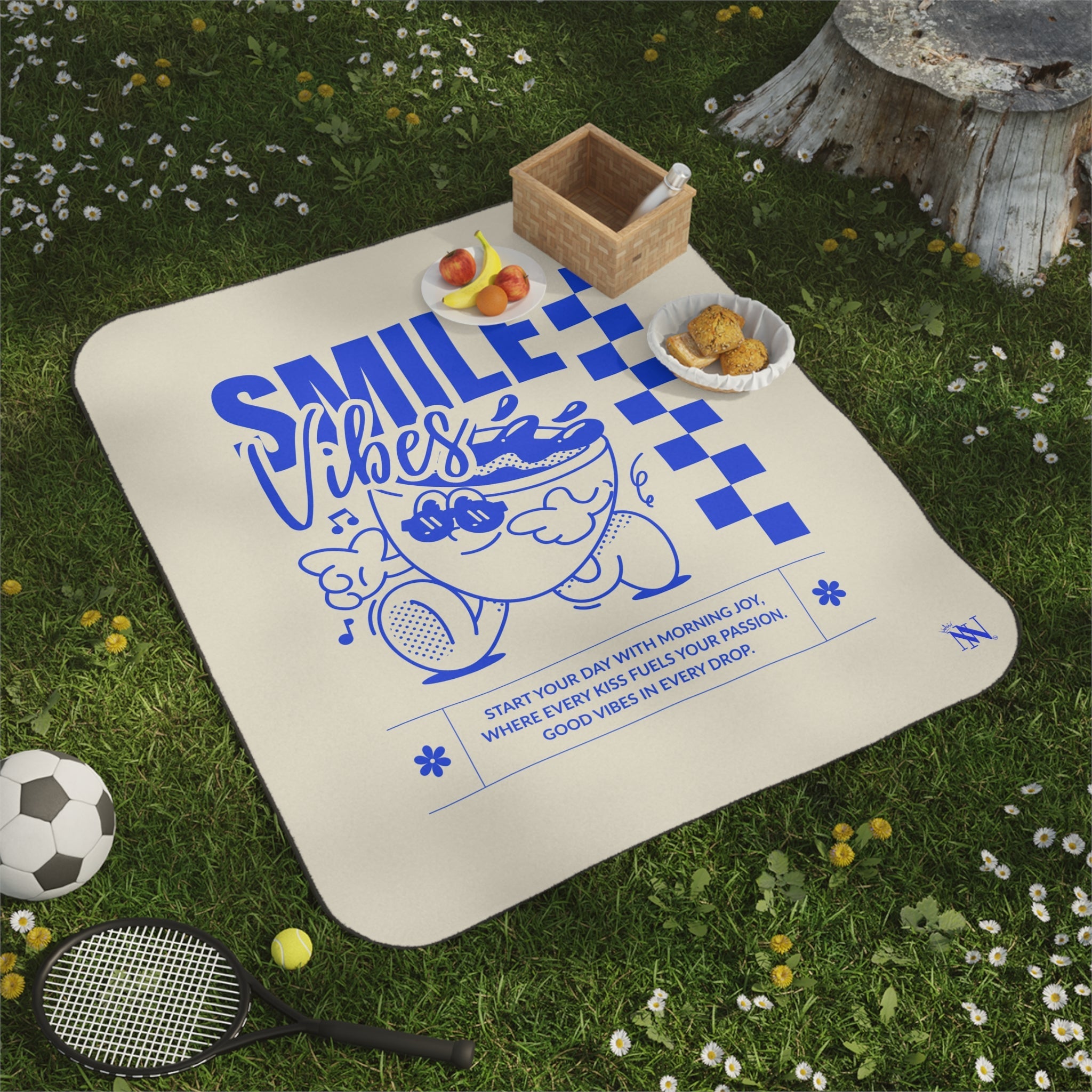 Smile Vibes | Mix Match Fun-Flirty Lovers’ Water-Resistant Blankets