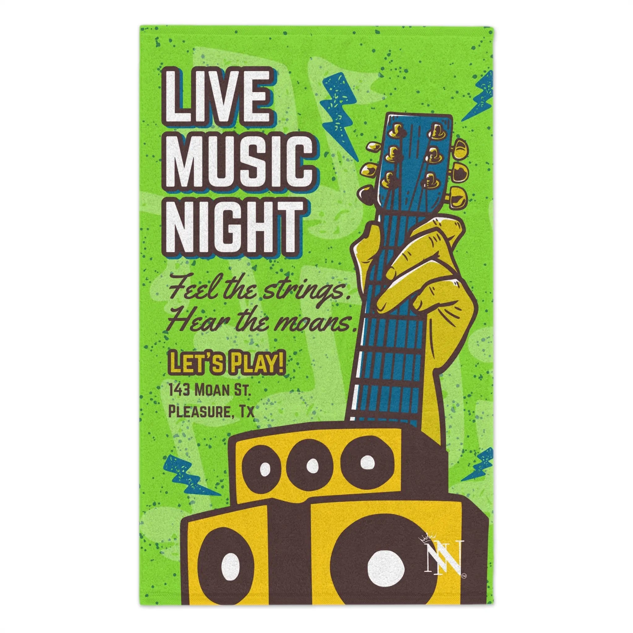 Feel the Strings Sex Towel