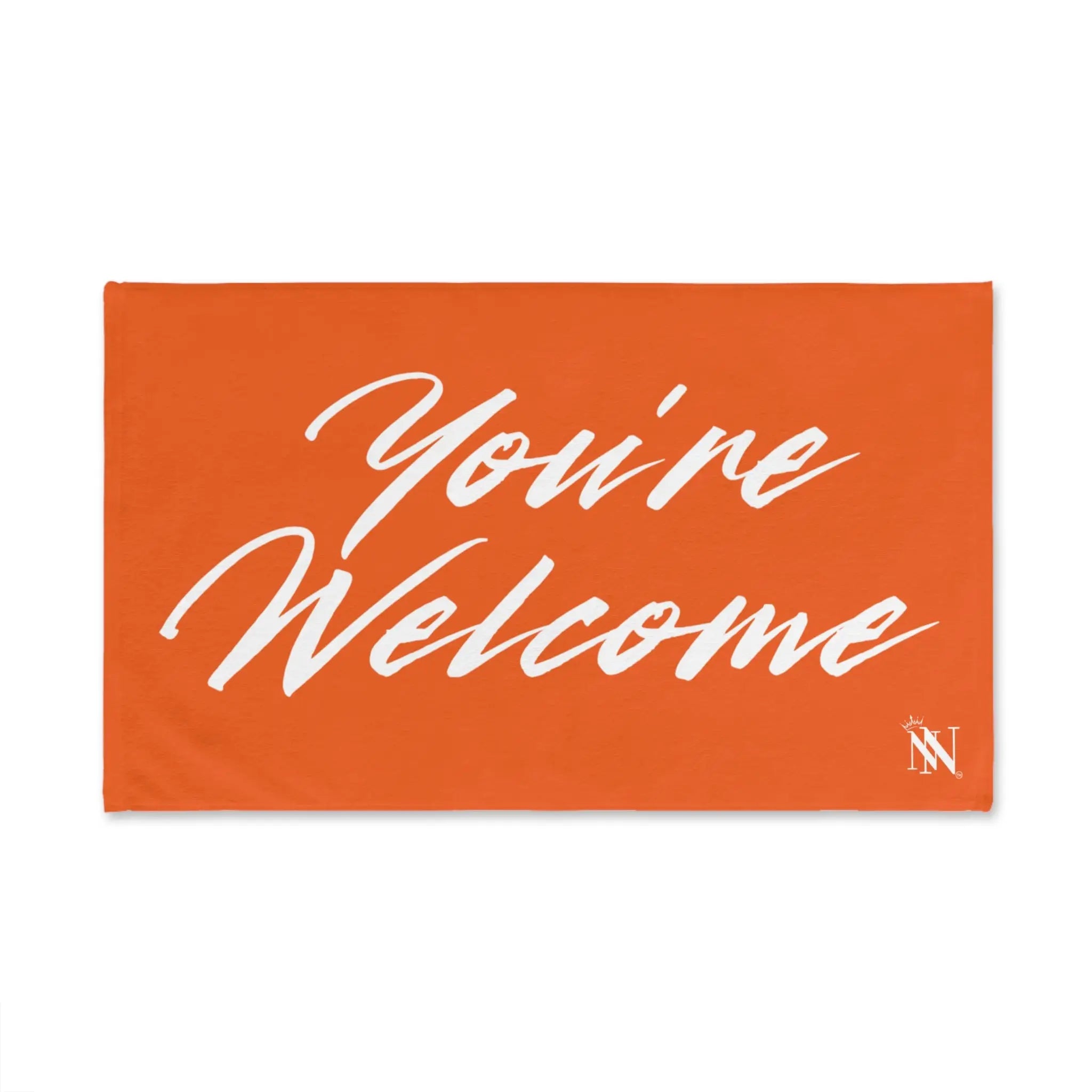 Simply You’re Welcome Orange Cum Towel