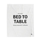 Bed to Table | Mix & Match Velveteen Fun-Flirty Lovers’ Blankets
