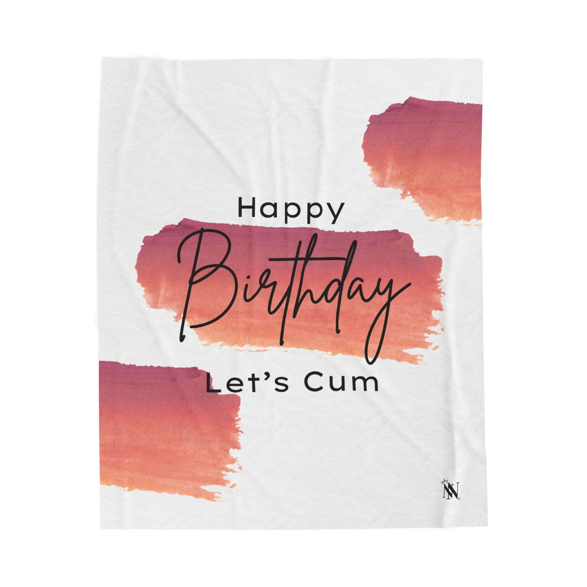 Happy Birthday Let’s Cum | Mix & Match Fun-Flirty Lovers’ Blankets