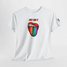Just Lick It Rainbow Tongue Unisex T-Shirt