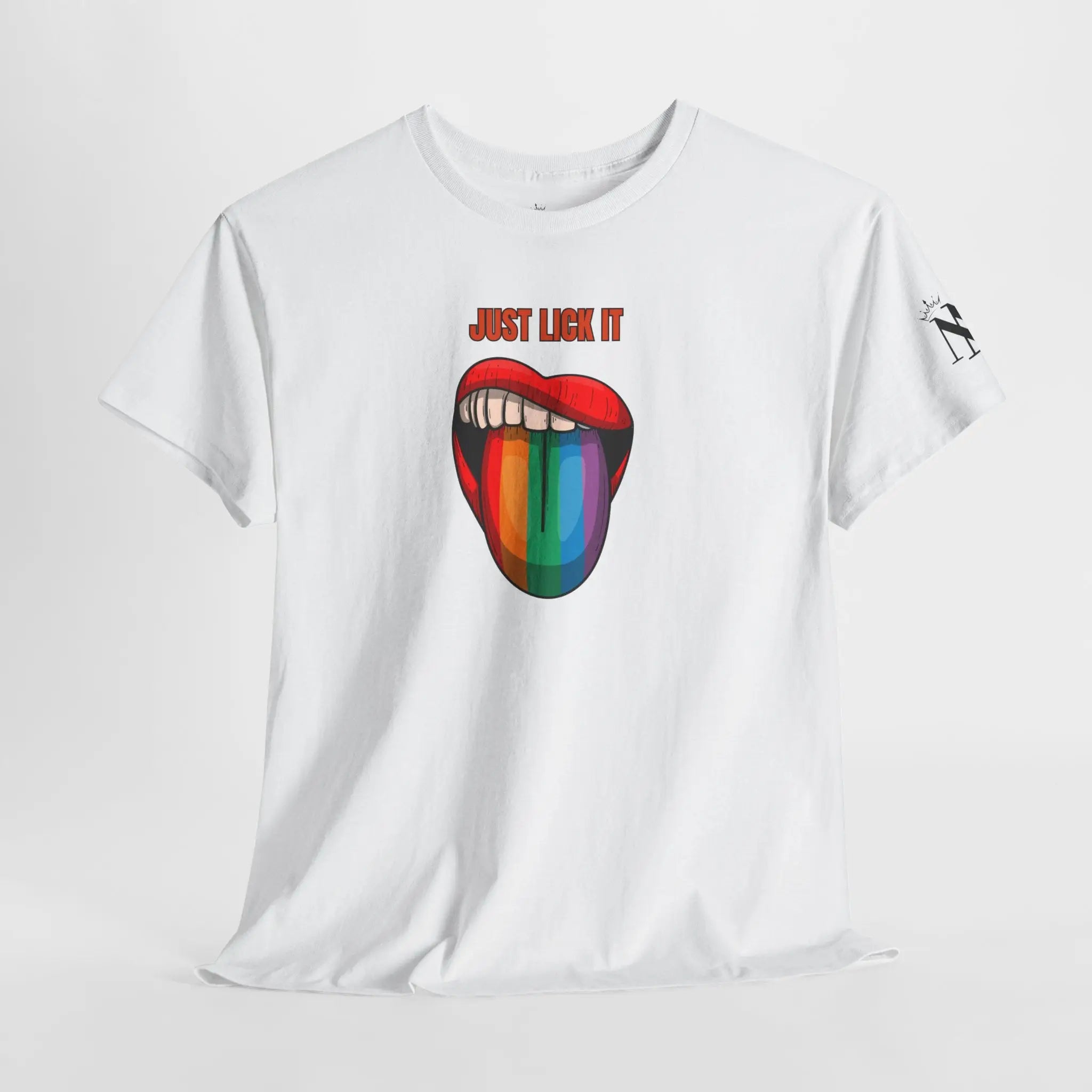 Just Lick It Rainbow Tongue Unisex T-Shirt