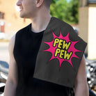 Pew Pew Dark Grey | Mix & Match Soft Fun-Flirty Lovers’ Towels