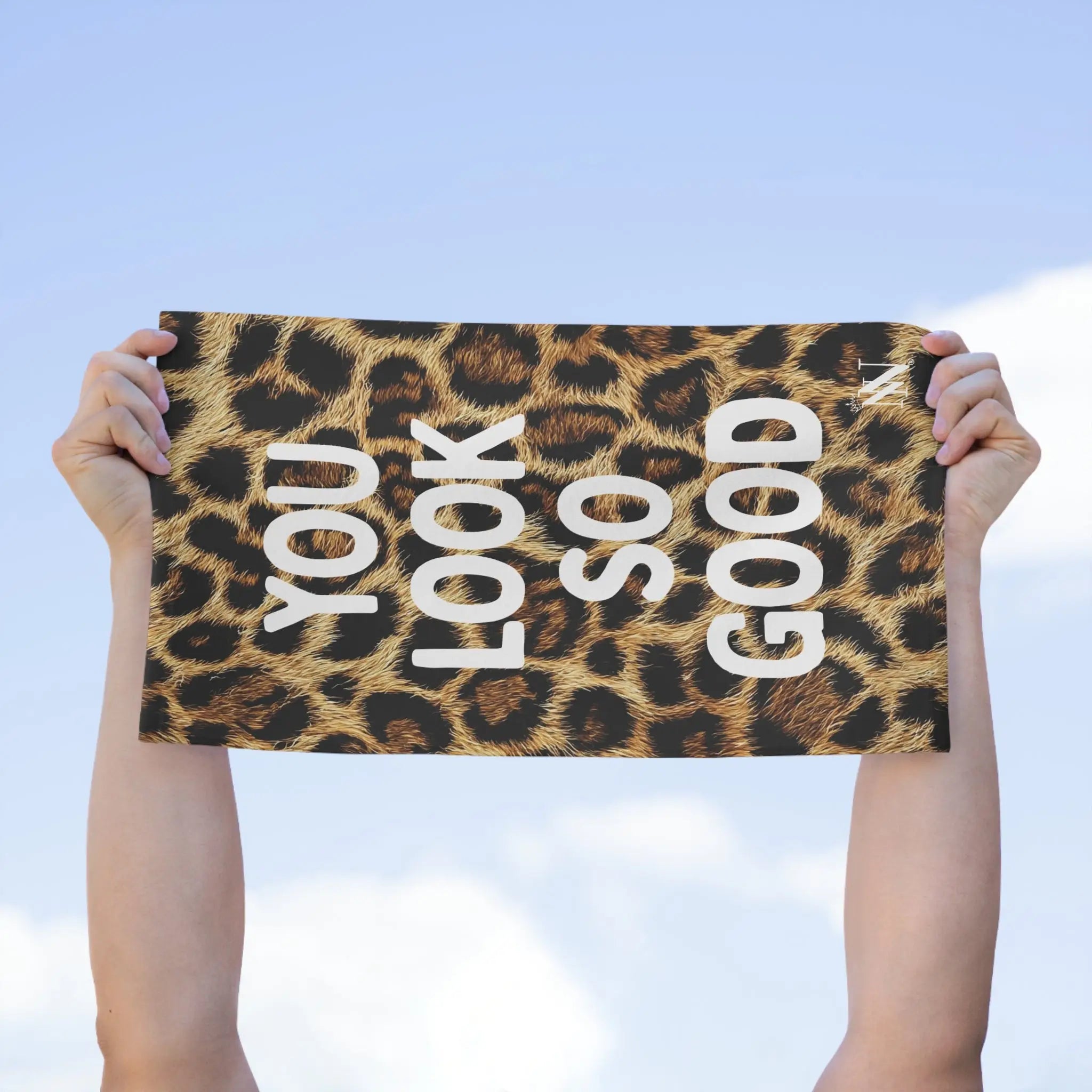 You Look So Good Realistic Cheetah Print Sex Towel