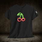 Neon Cherries | Mix & Match 100% Cotton Unisex Fun-Flirty Lovers’ Tees