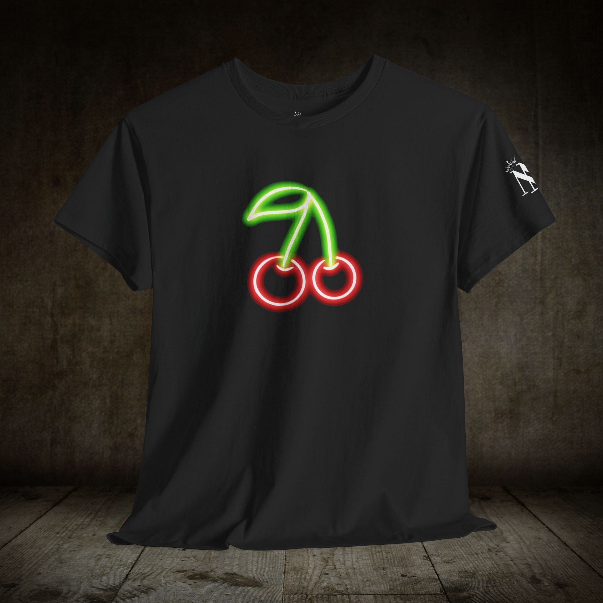 Neon Cherries | Mix & Match 100% Cotton Unisex Fun-Flirty Lovers’ Tees