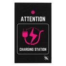 Attention Charging Station Sex Towel
