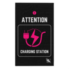 Attention Charging Station | Mix & Match Soft Fun-Flirty Lovers’ Towels
