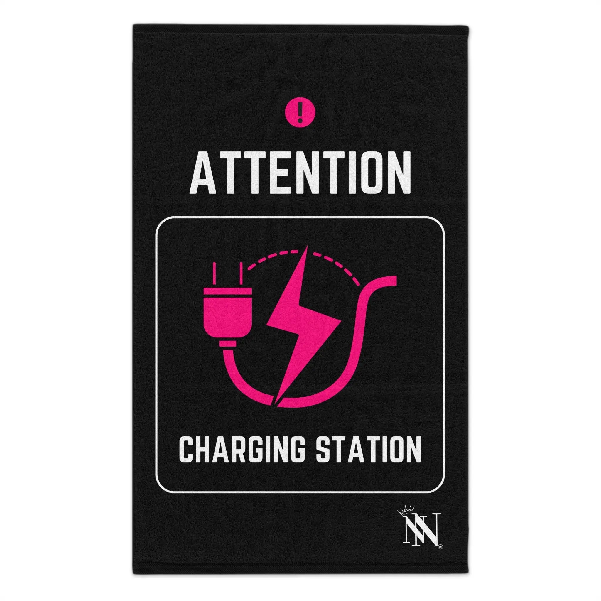 Attention Charging Station Sex Towel
