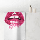 Hers Mouth Open | Mix & Match XL Fun-Flirty Lovers’ Towels