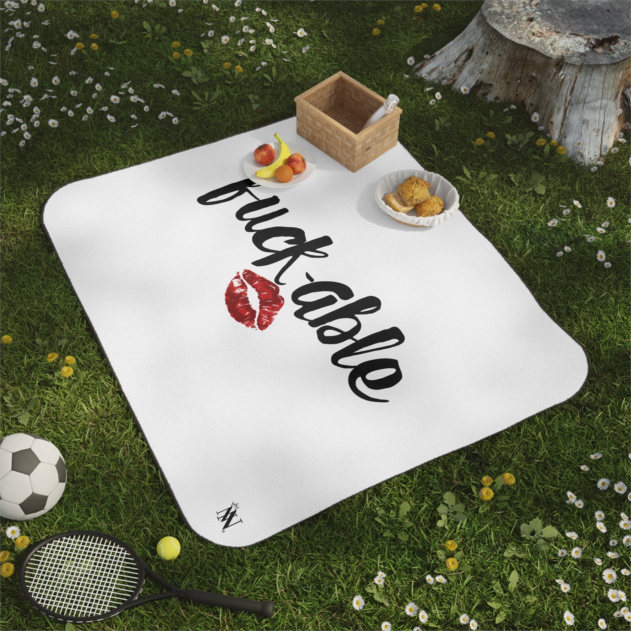 Fuck-able Kiss | Mix Match Fun-Flirty Lovers’ Water-Resistant Blankets