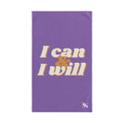 I Can I Will Lavendar | Mix & Match Original Fun-Flirty Lovers’ Towels
