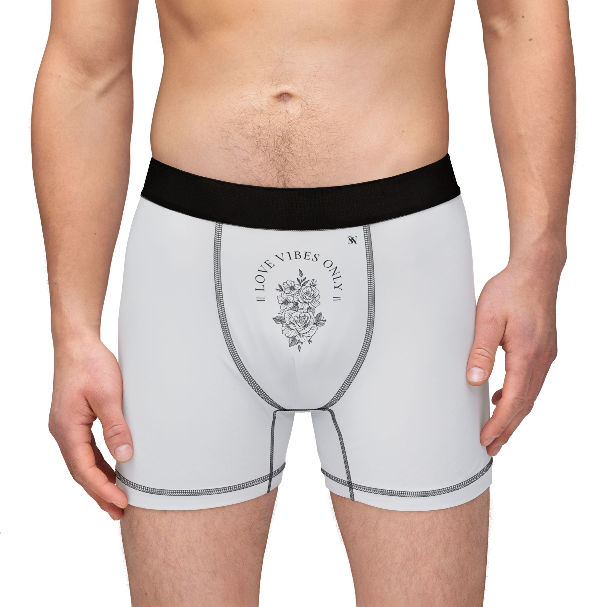 Love Vibes Only | Mix & Match Men’s Fun-Flirty Lovers’ Boxer Briefs