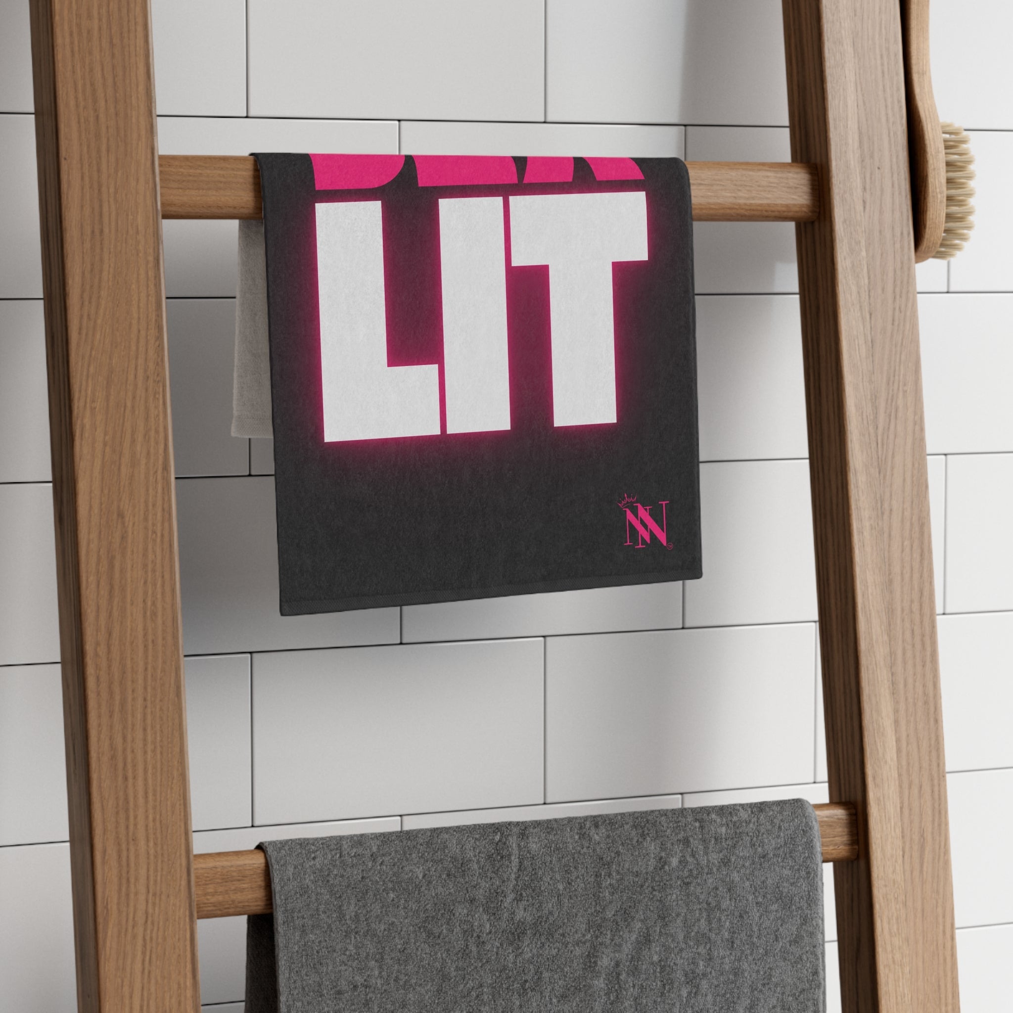 Sex Lit Black | Mix & Match Soft Fun-Flirty Lovers’ Towels