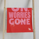 Smiles On Worries Gone Good Vibes | Mix & Match Original Fun-Flirty Lovers’ Towels