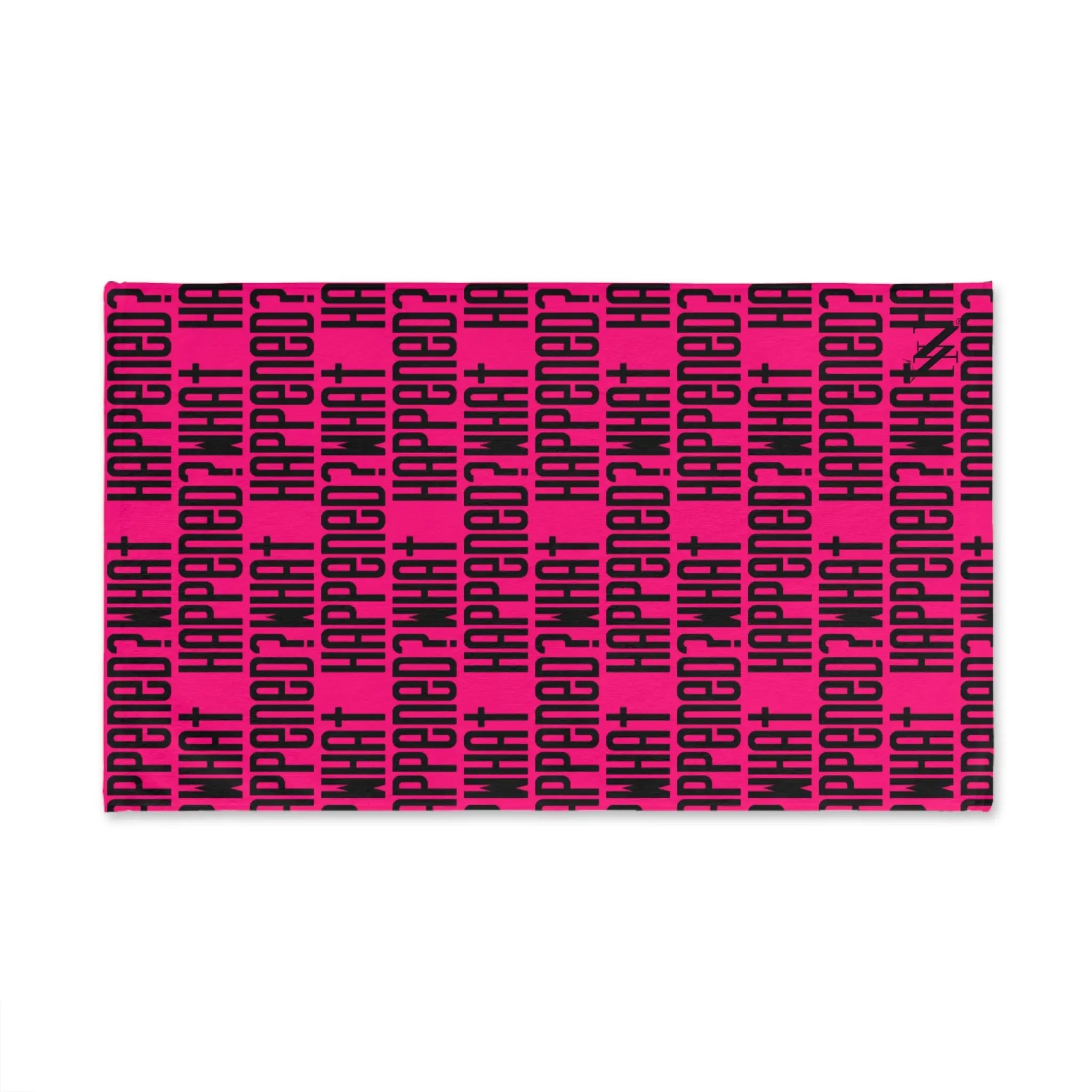 What Happened? Patterned Signature Pink | Nectar Napkins Classic Fun-Flirty Lovers’ Towels