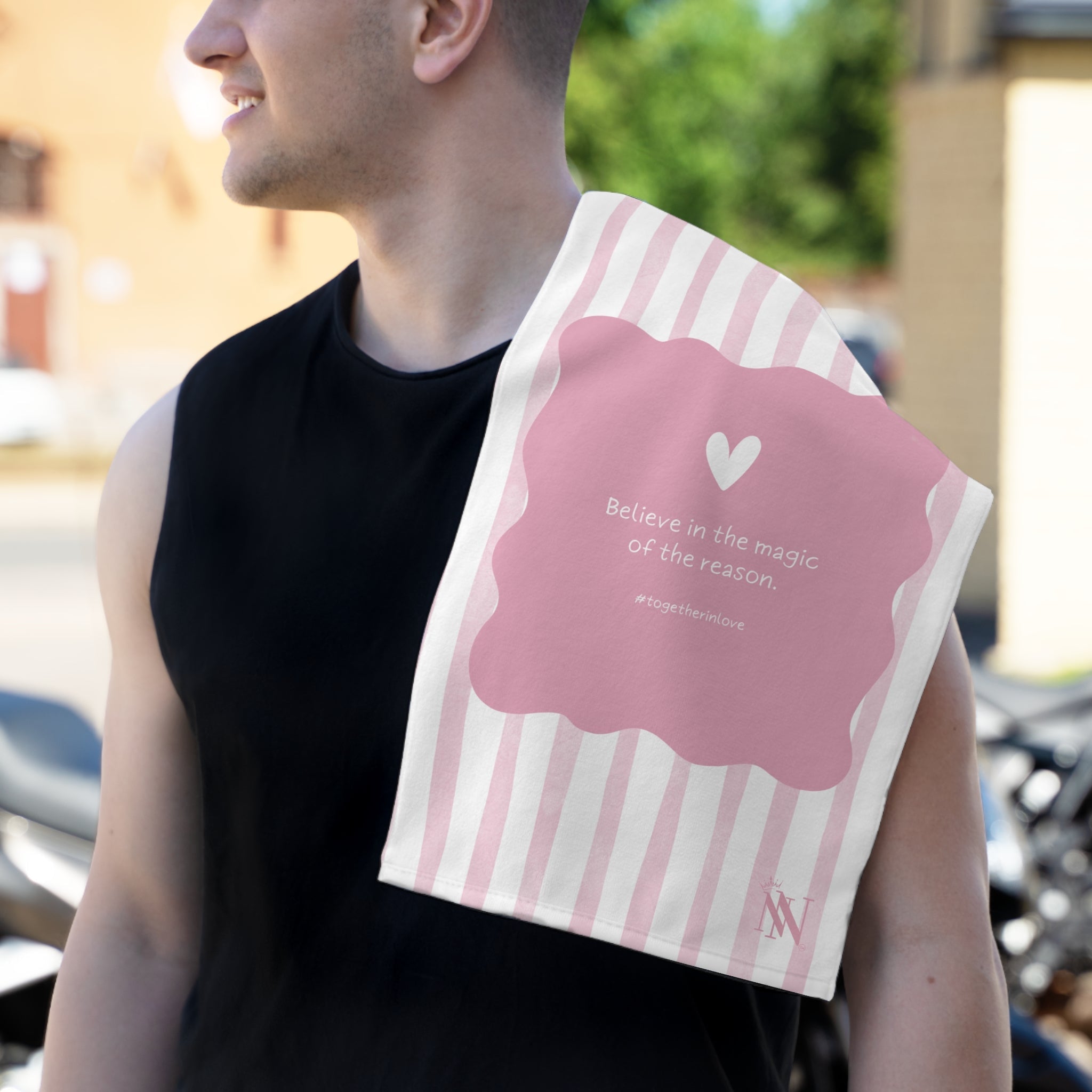 Believe in The Magic of the Reason | Mix & Match Soft Fun-Flirty Lovers’ Towels