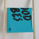 Good Vibes Bubble Print Teal | Mix & Match Classic Fun-Flirty Lovers’ Towels