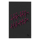 Ha-Ha Ha-Ha Dark Grey | Mix & Match Soft Fun-Flirty Lovers’ Towels