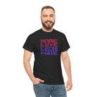 More Love Less Hate | Mix & Match Cotton Unisex Fun-Flirty Lovers’ T-Shirts