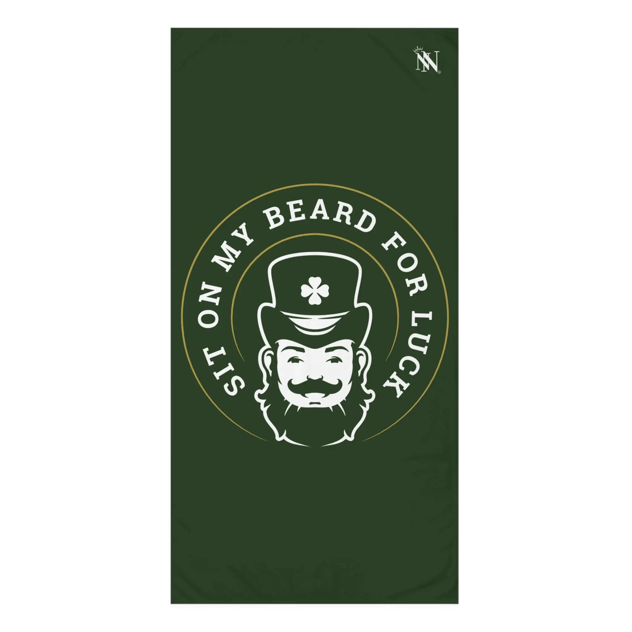Sit on My Beard for Luck St. Patrick’s Day Extra Large Sex Towel