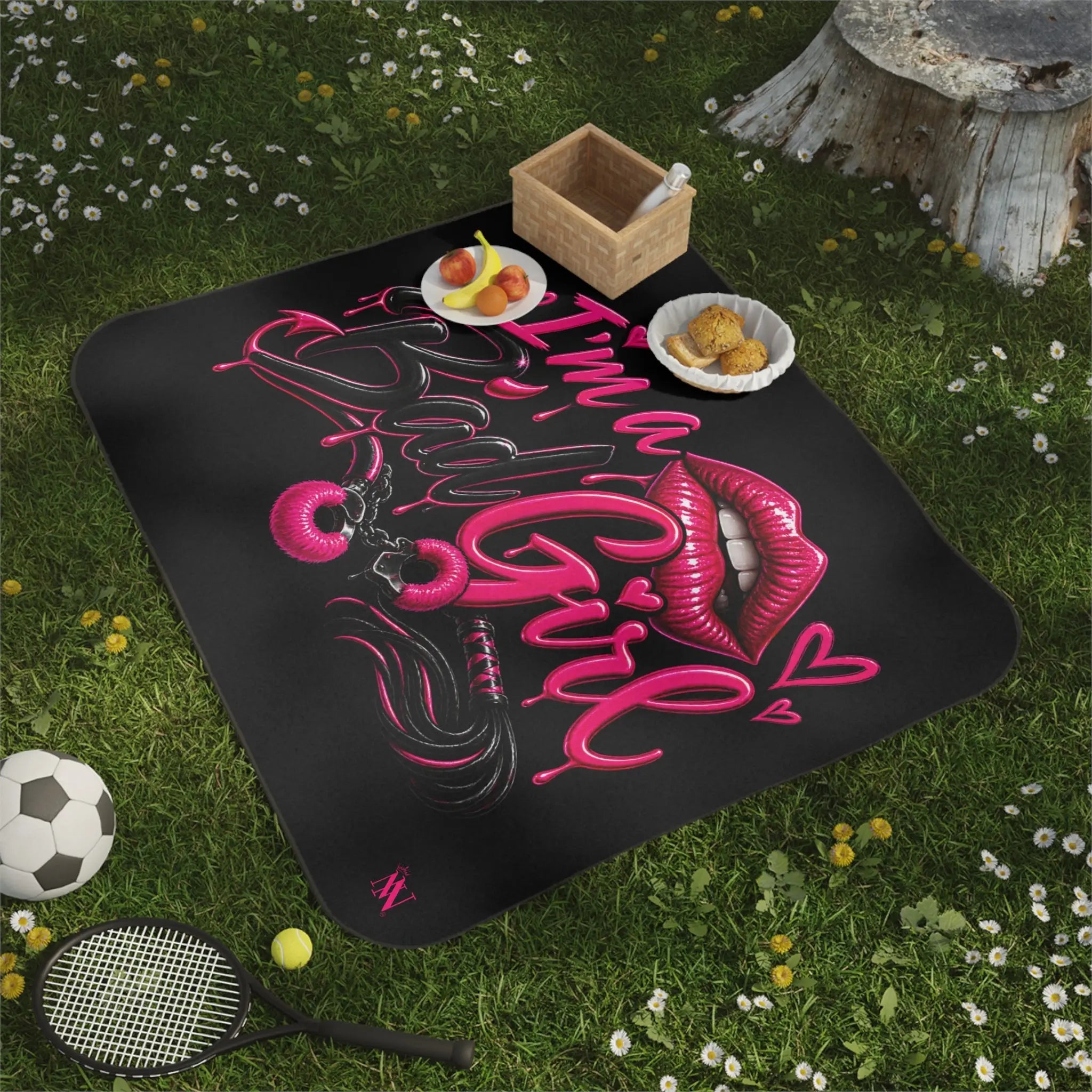 I’m a Bad Girl Sexy | Nectar Napkins Fun-Flirty Lovers’ Sex Blankets