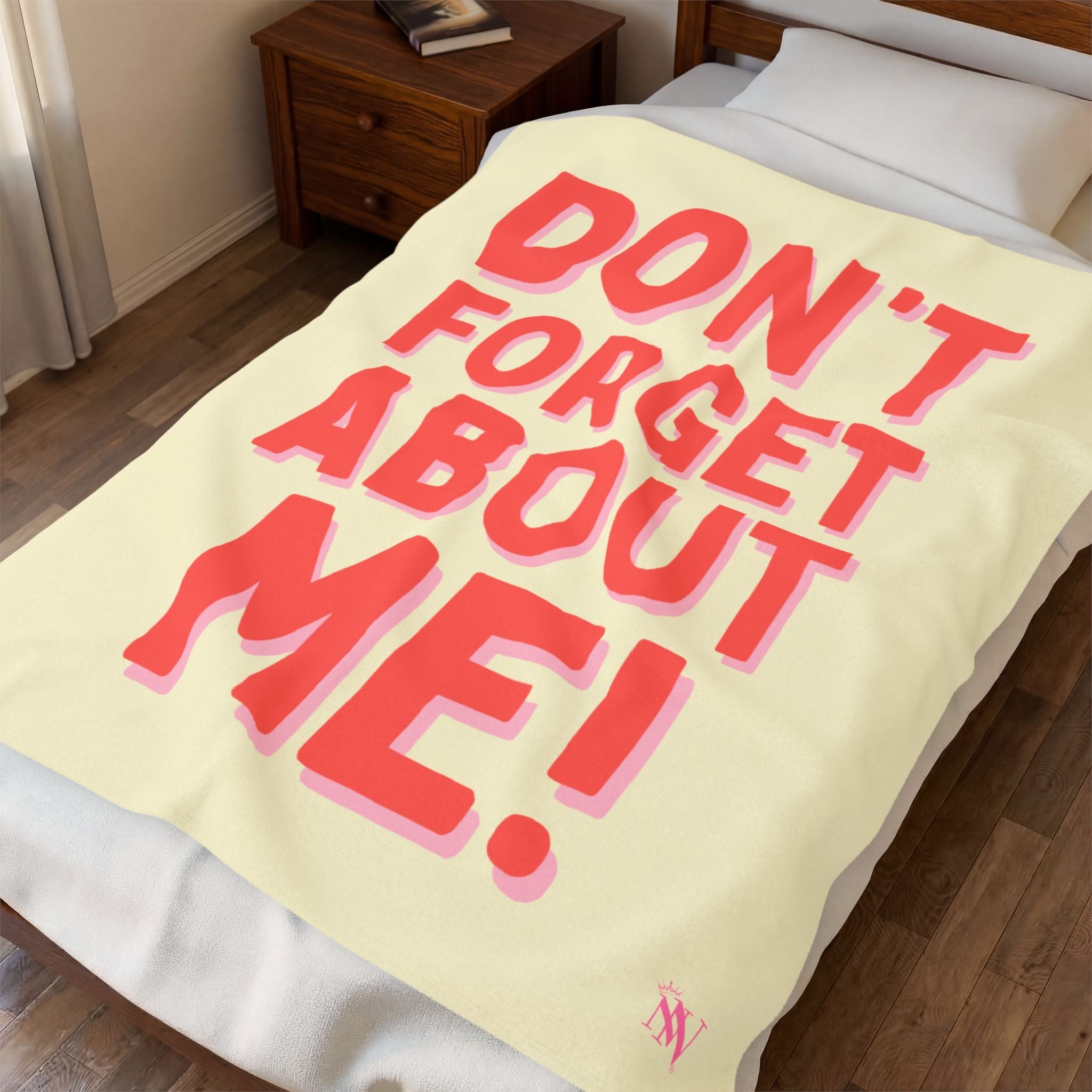 Don’t Forget About Me! Romantic Lovers Gifts Blanket