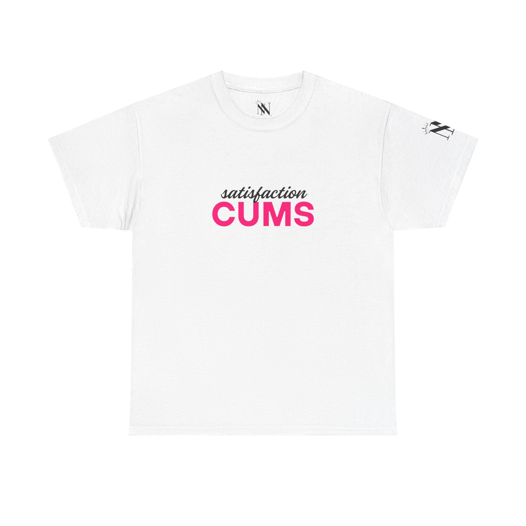 Satisfaction Cums | Mix & Match Cotton Unisex Fun-Flirty Lovers’ T-Shirts