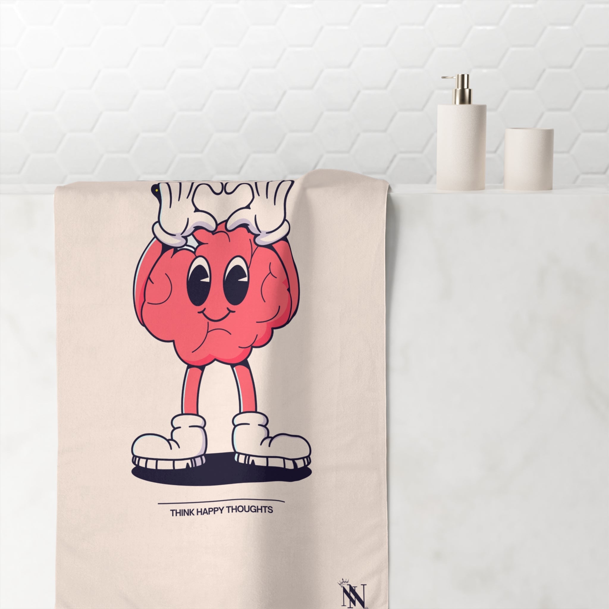 Brain Love | Mix & Match XL Fun-Flirty Lovers’ Towels