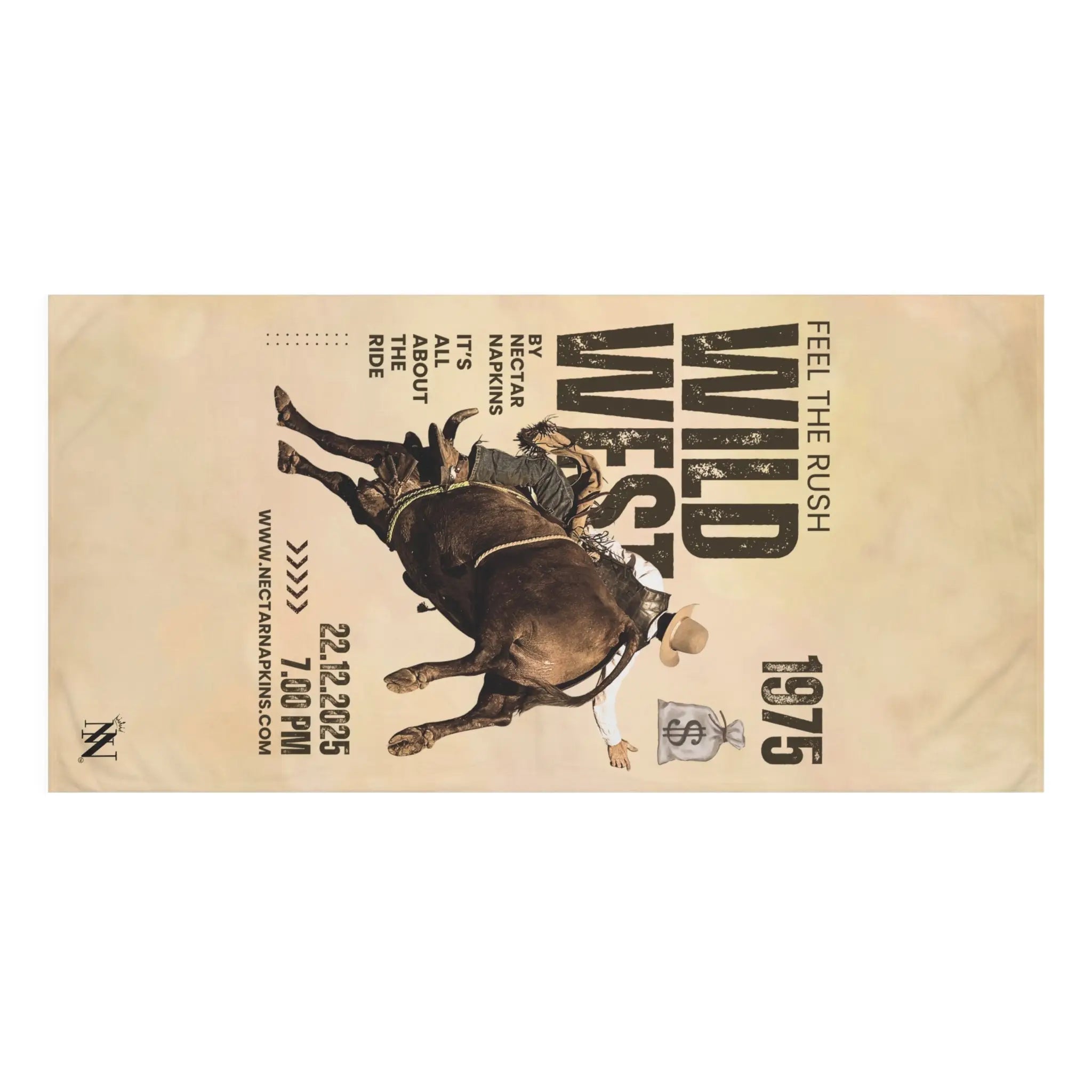 Wild West Poster | Mix & Match XL Fun-Flirty Lovers’ Towels