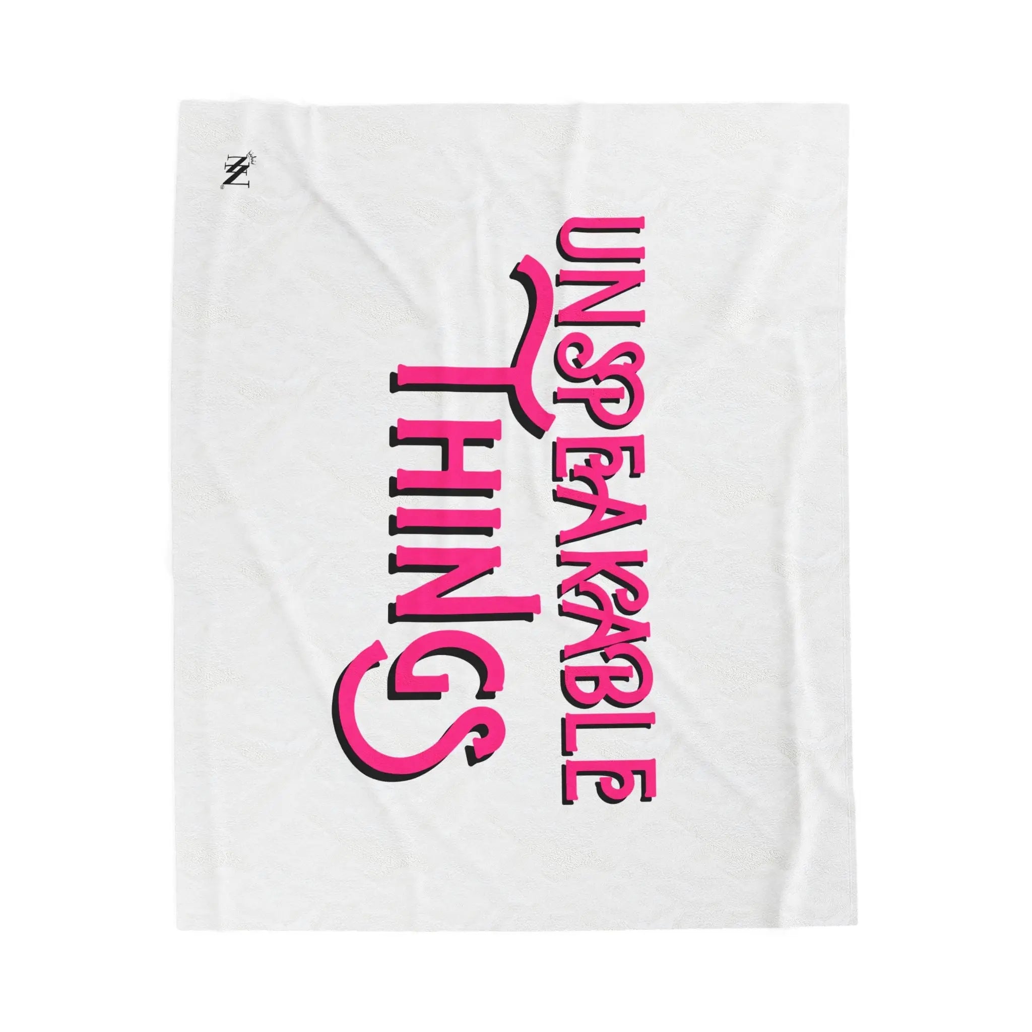 Unspeakable Things | Mix & Match Velveteen Fun-Flirty Lovers’ Blankets
