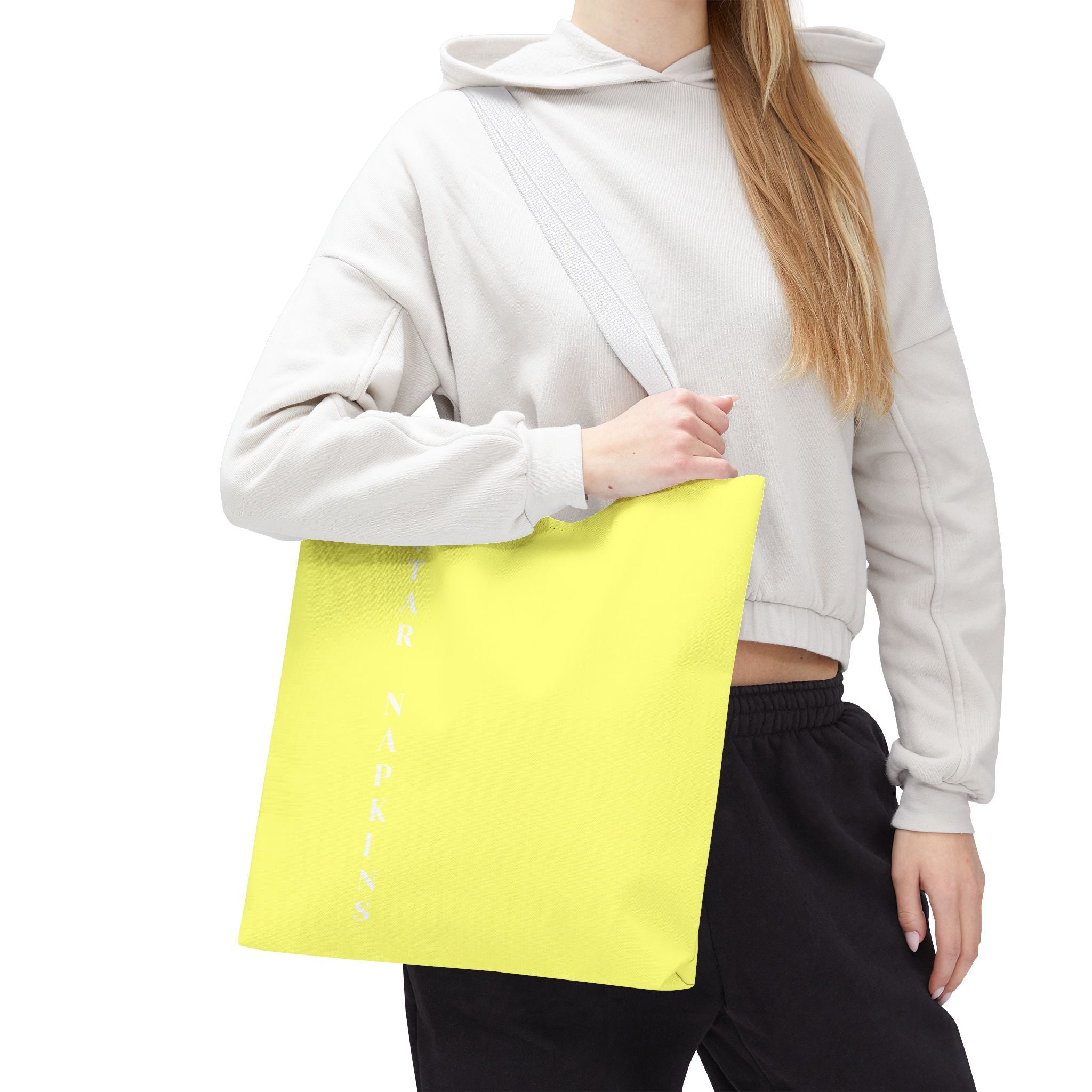 Nectar Napkins Brand Light Yellow Tote Bag