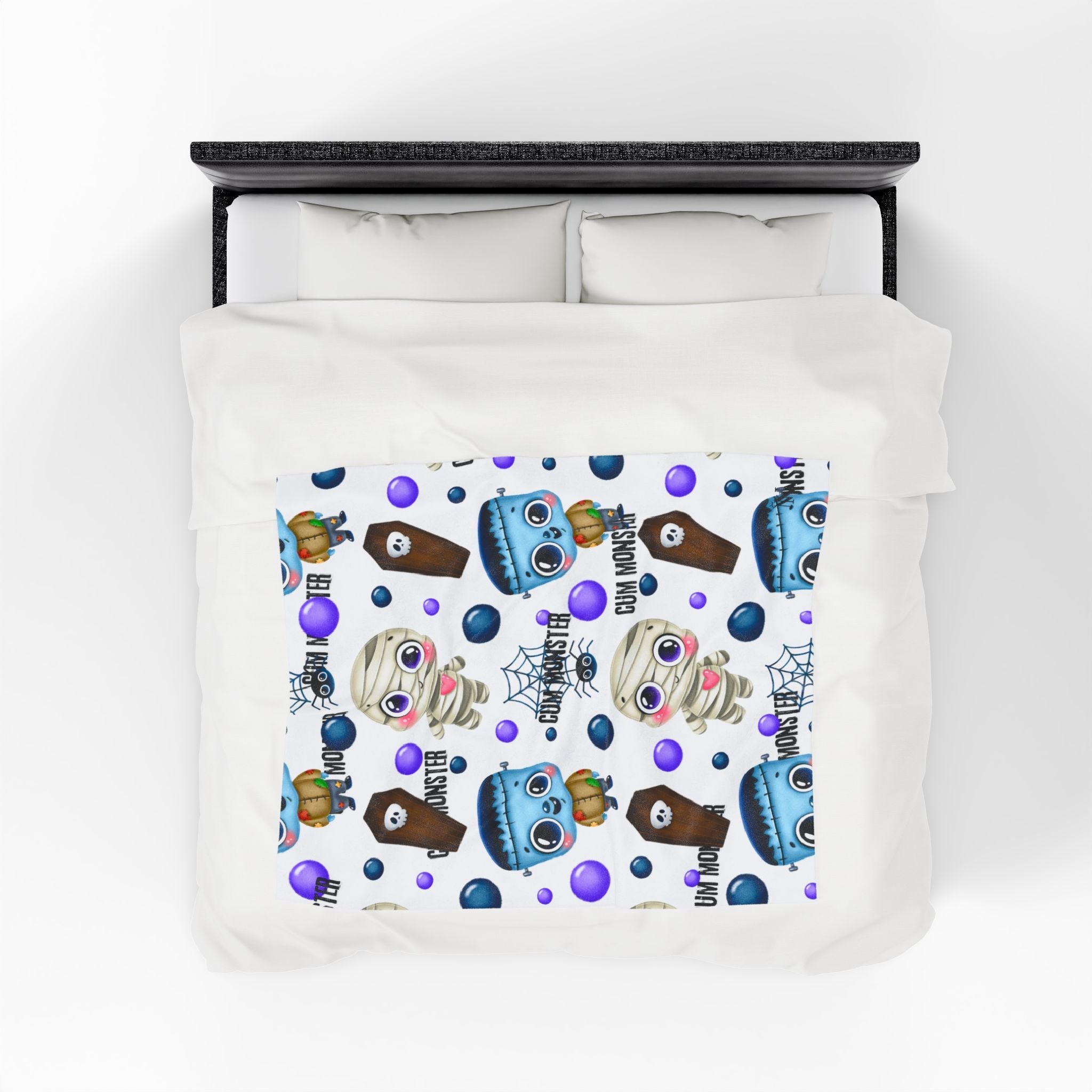 Halloween Cum Monster | Mix & Match Fun-Flirty Lovers’ Blankets