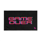 Game Over Neon Gamers Black | Mix & Match Classic Fun-Flirty Lovers’ Towels