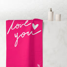 Love You with a Heart Big Anal Play Sex Towel