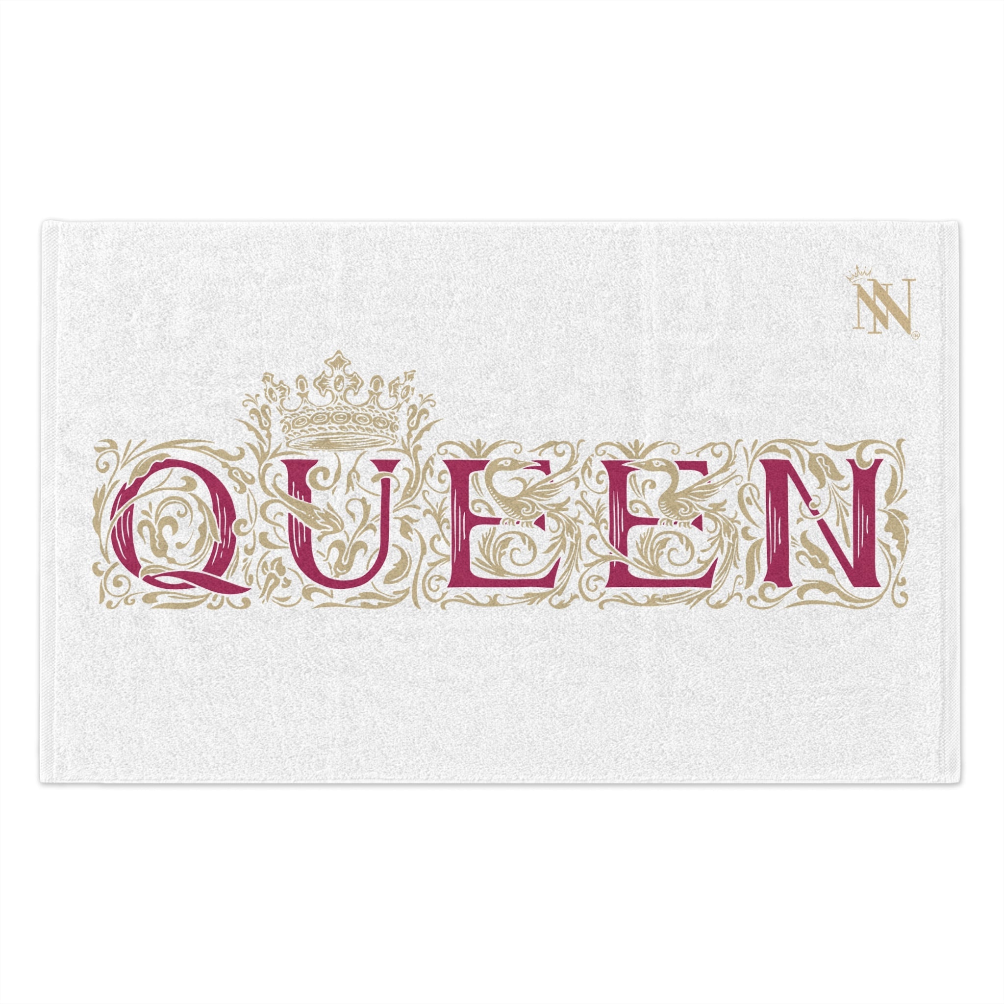 Gold Filigree Queen | Mix & Match Soft Fun-Flirty Lovers’ Towels