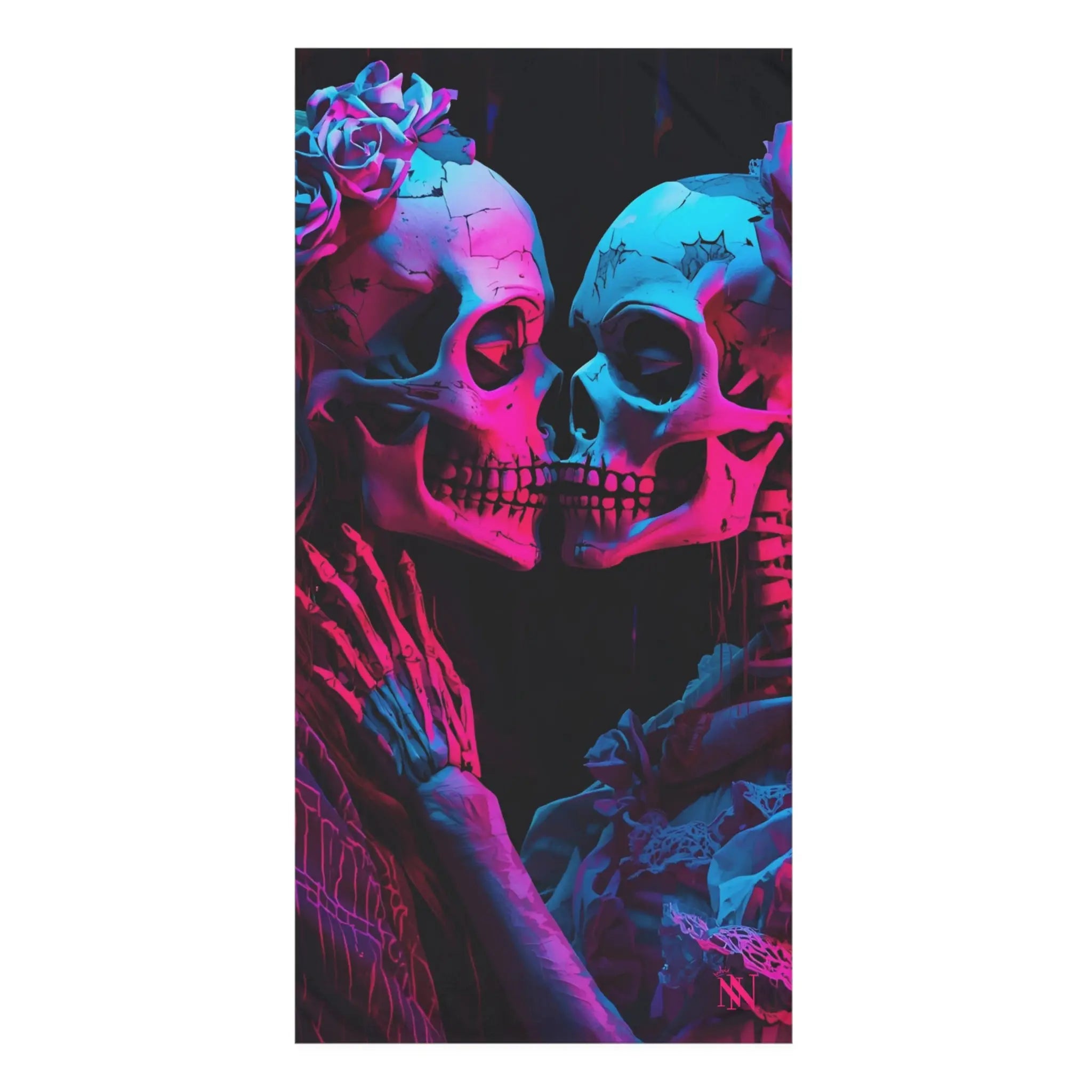 El Día de los Muertos Skeletons | Mix & Match XL Fun-Flirty Lovers’ Towels