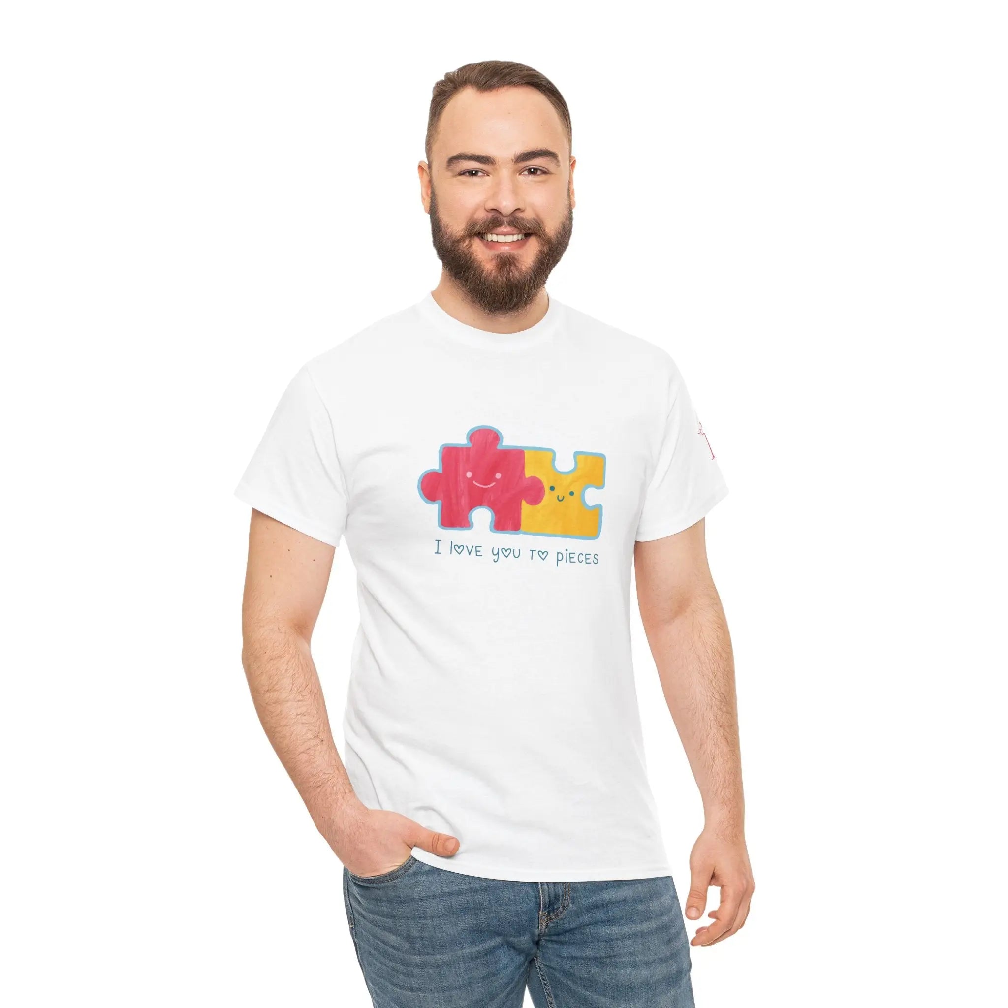 I Love You To Pieces | Mix & Match 100% Cotton Unisex Fun-Flirty Lovers’ Tees