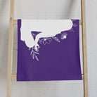 Seated Yoga Meditation Purple Cum Towel