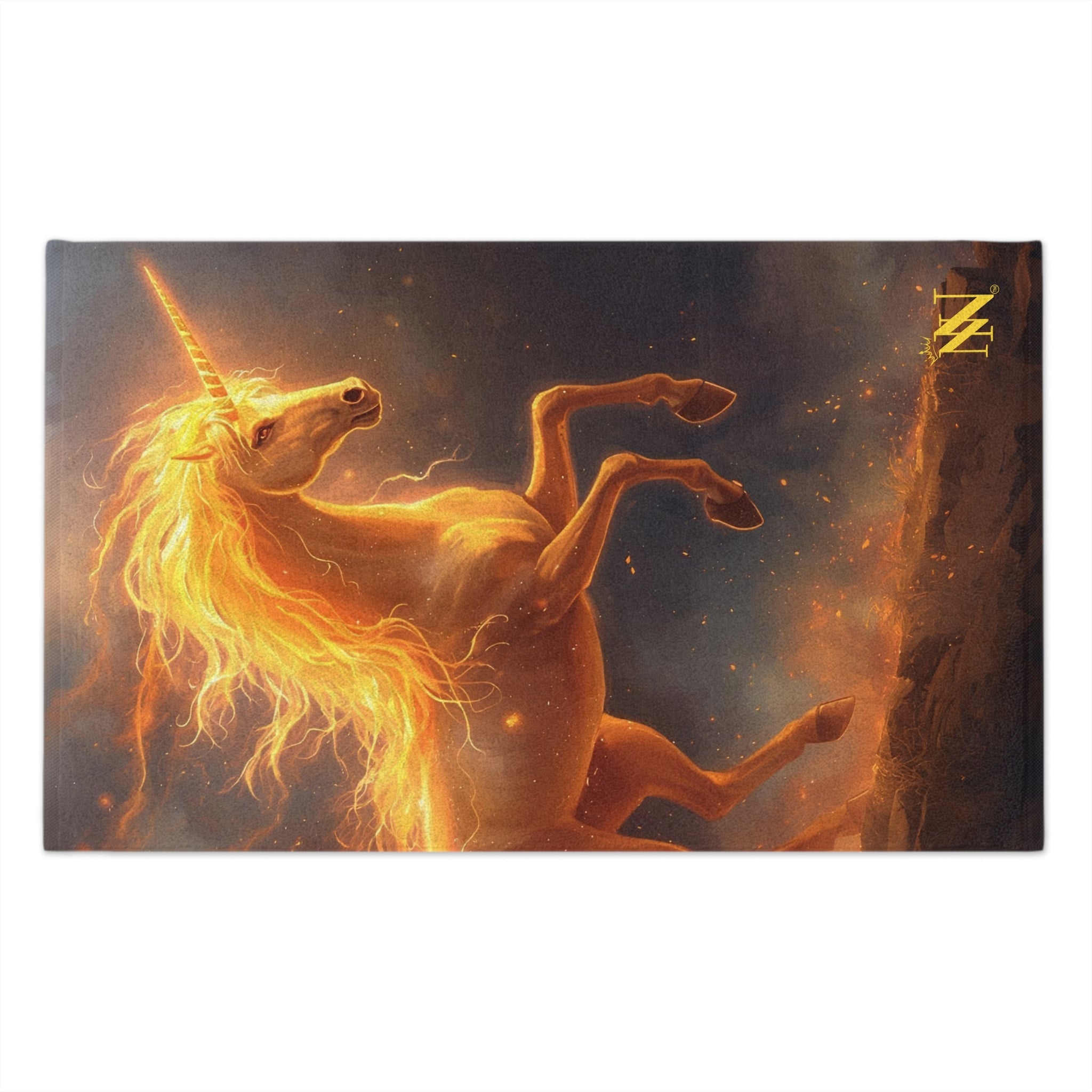 Fire Storm Unicorn | Mix & Match Soft Fun-Flirty Lovers’ Towels