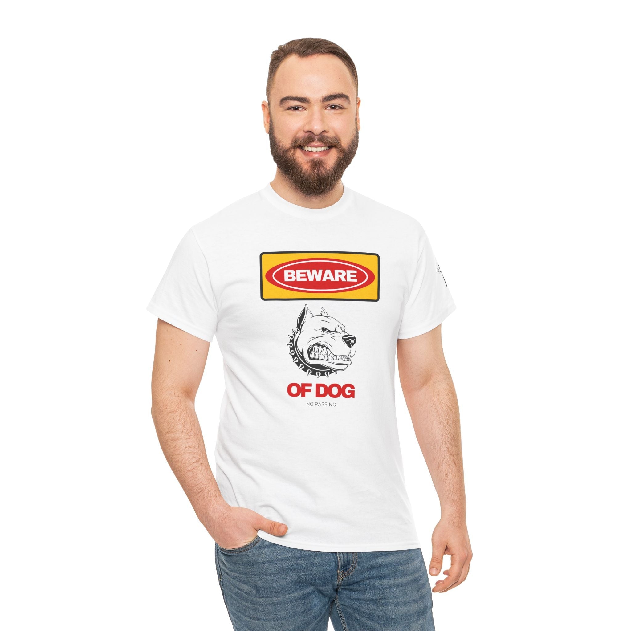 Beware of Dog | Mix & Match Cotton Unisex Fun-Flirty Lovers’ T-Shirts