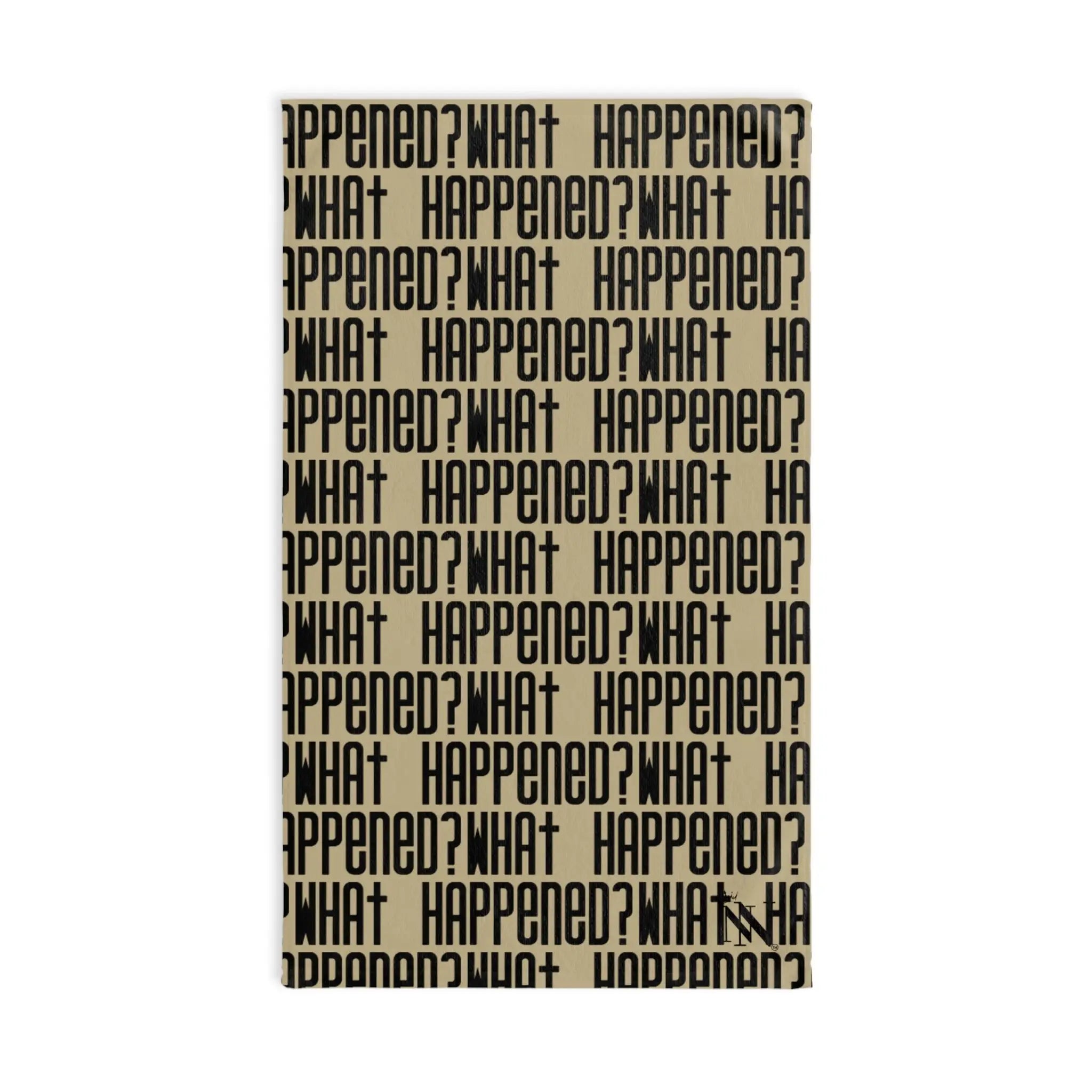 What Happened? Patterned Gold | Nectar Napkins Classic Fun-Flirty Lovers’ Towels