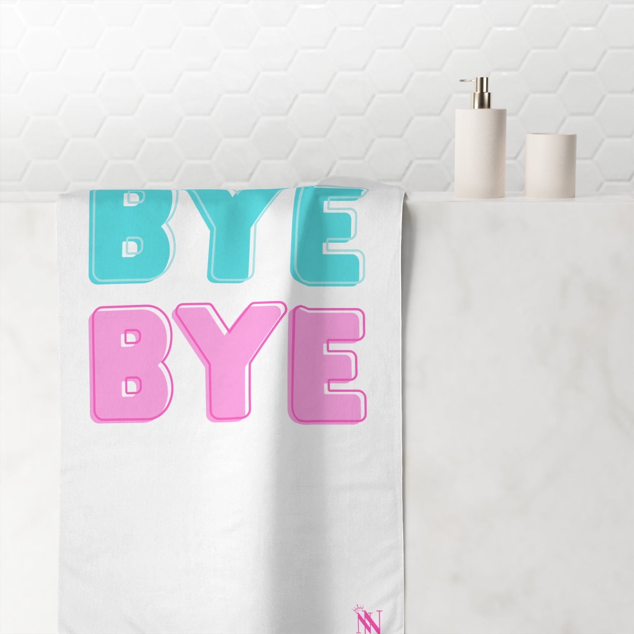 Bye Bye Naughty | Mix & Match Naughty XL Fun-Flirty Lovers’ Towels