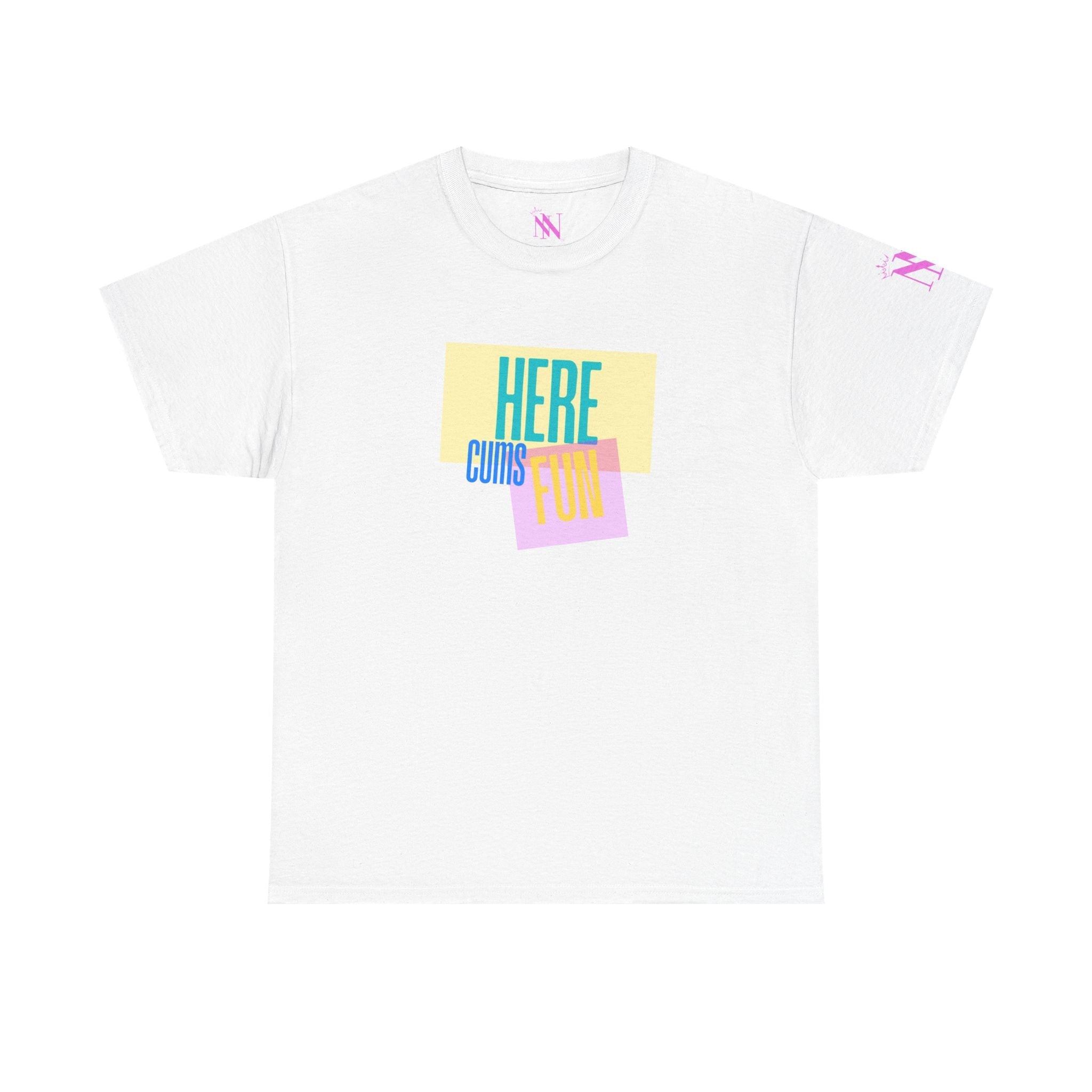 Here Cums Fun | Mix & Match Cotton Unisex Fun-Flirty Lovers’ T-Shirts