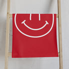 Happy Smiling Emoji Red | Mix & Match Classic Fun-Flirty Lovers’ Towels