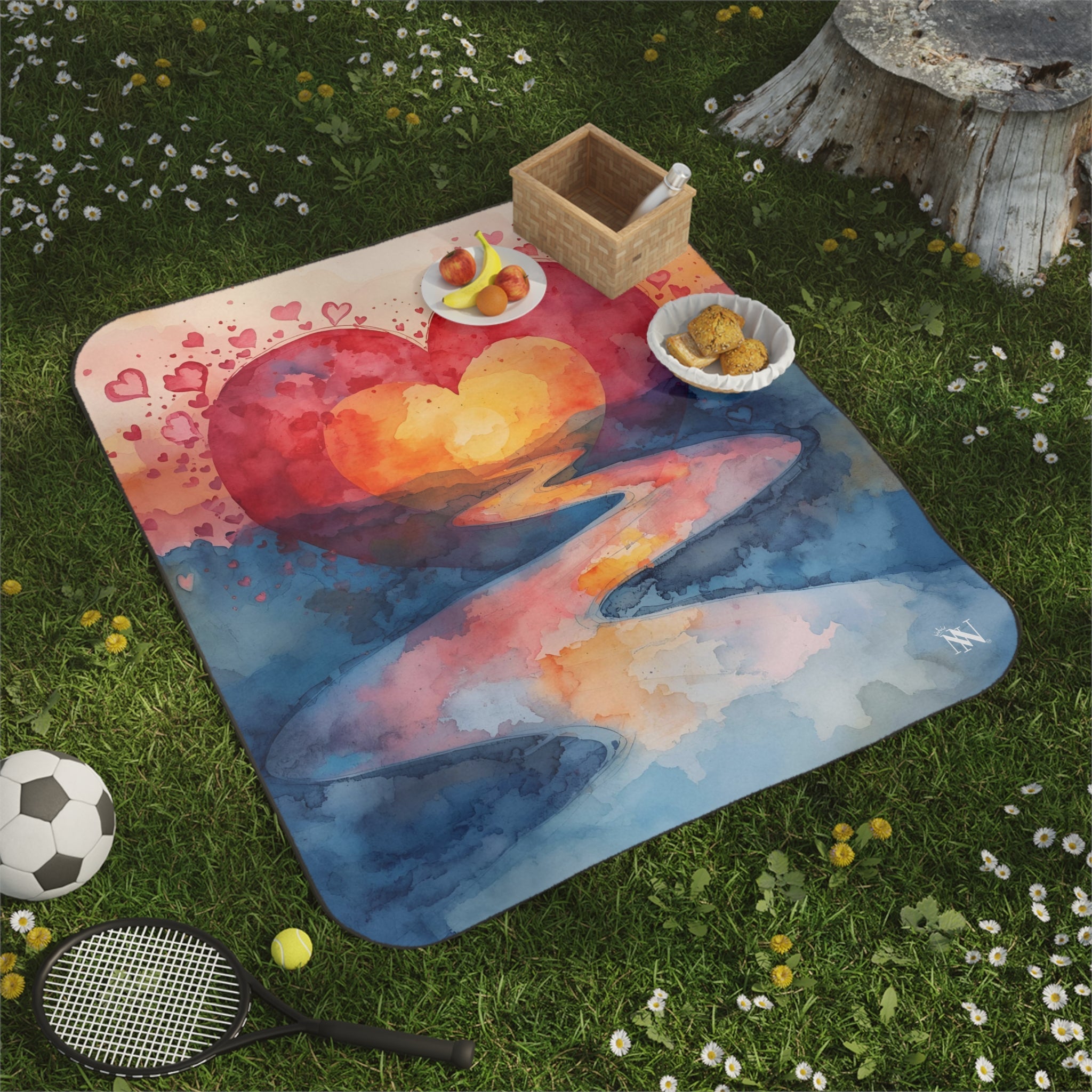 River of Love | Mix Match Fun-Flirty Lovers’ Water-Resistant Blankets