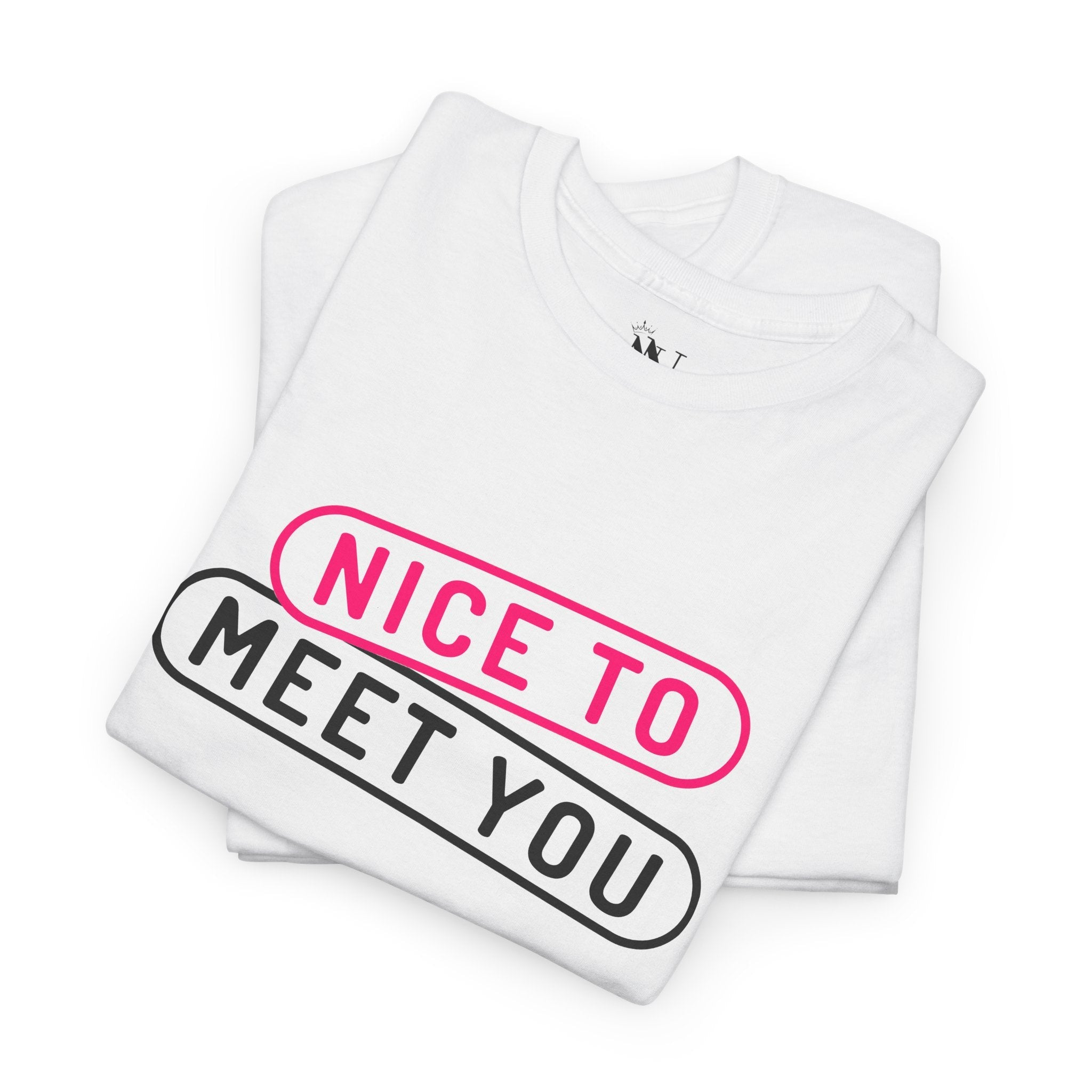 Nice to Meet You Romantic Couples Sex Gifts 100% Cotton T-Shirt