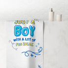 Just a Boy Fun Ideas Extra Large Towel