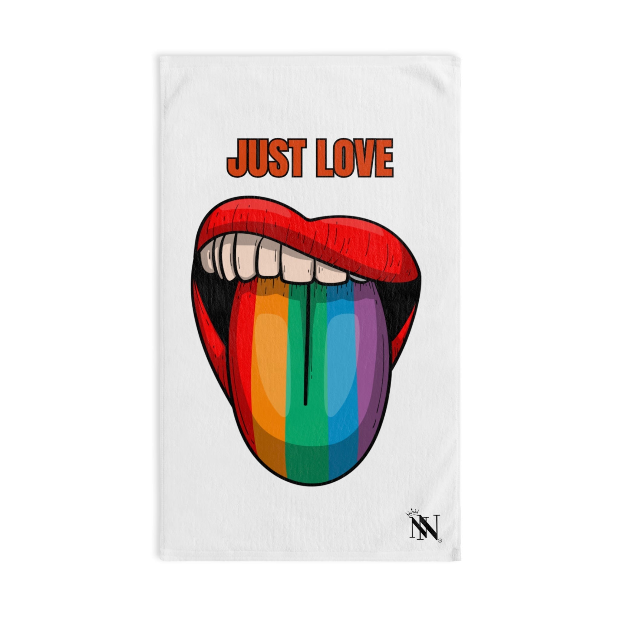 Just Love Rainbow Pride Cum Towel
